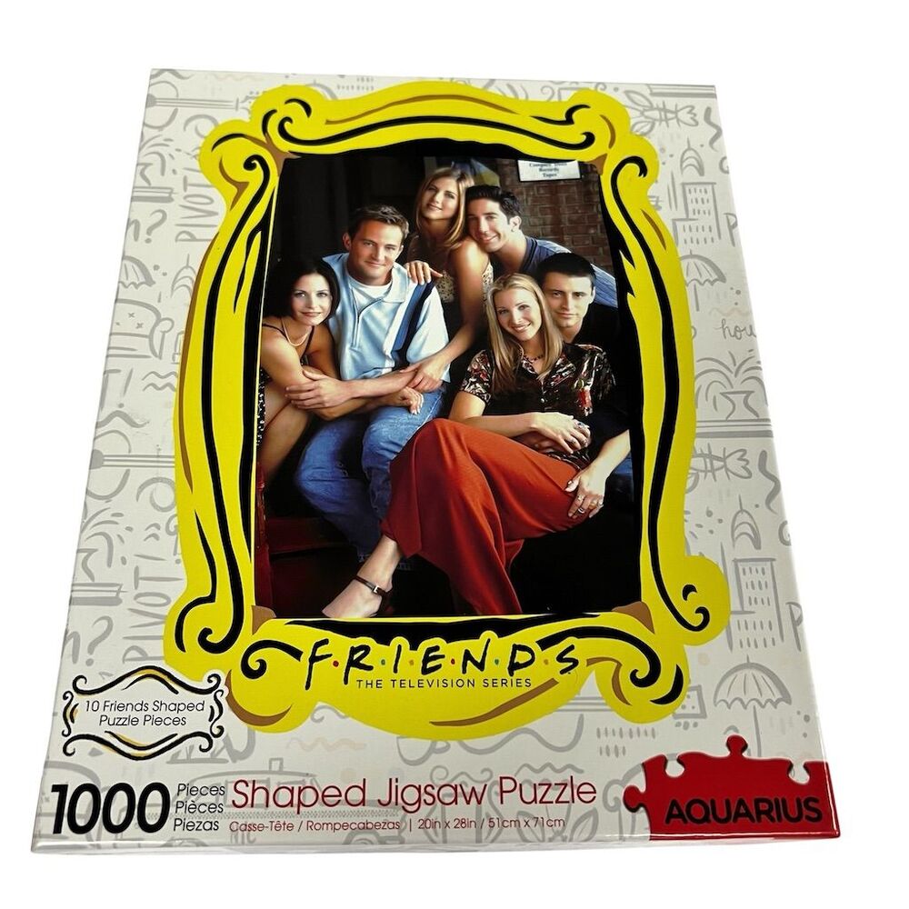 Friends TV Show 1000-Piece Jigsaw Puzzle Aquarius Complete Set